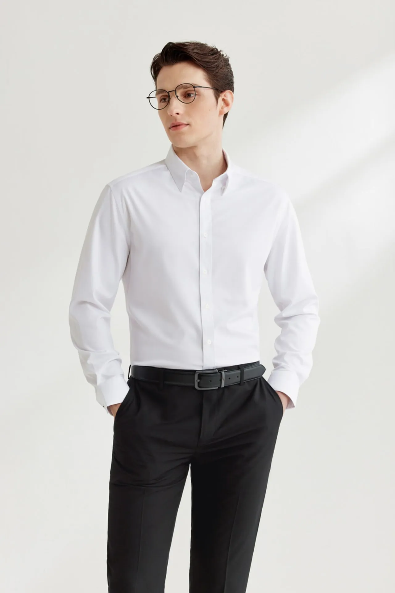 Silky Touch Stretch Dobby Twill Smart Fit Shirt