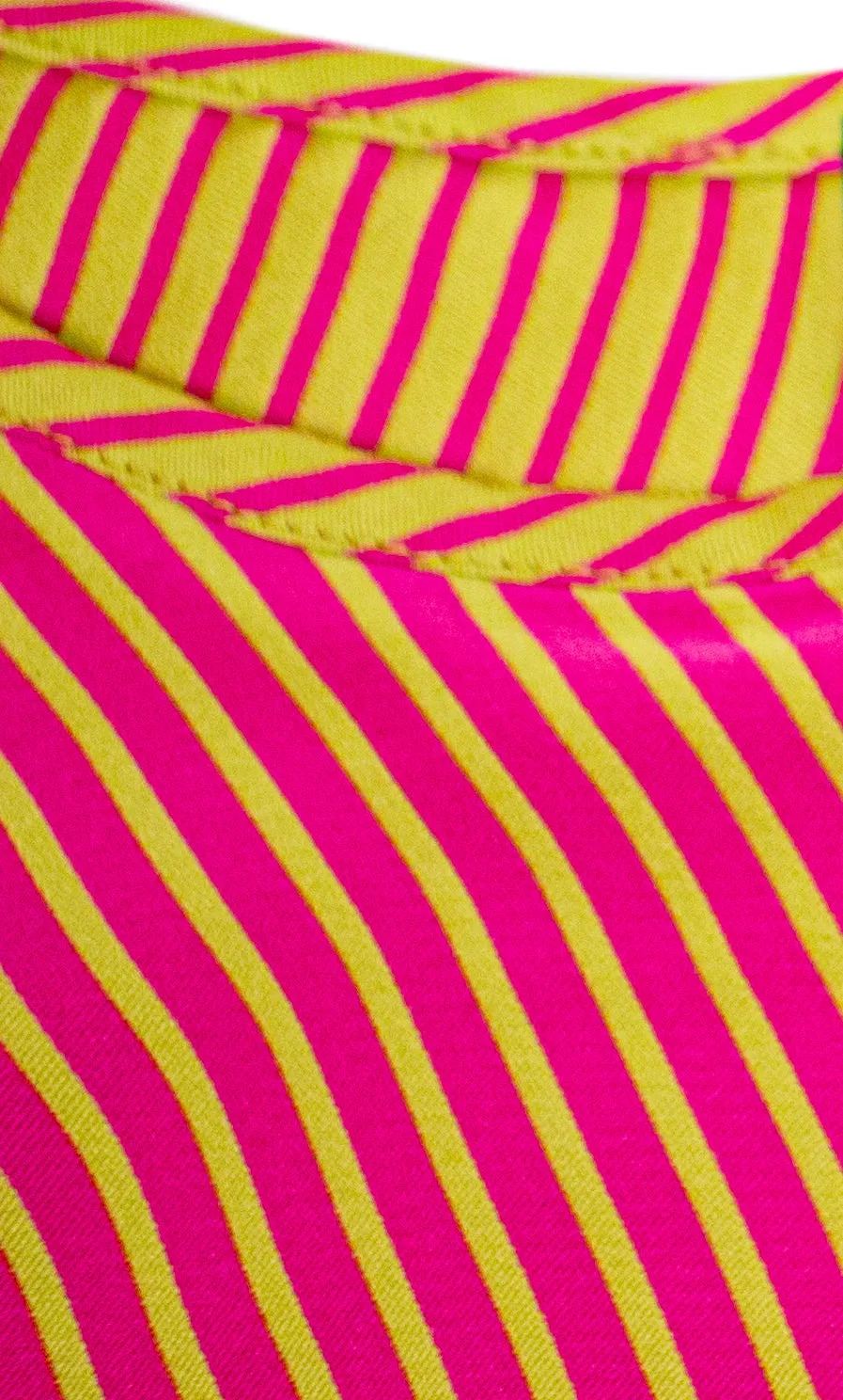 (Size 16-26) Pink and Green Striped Dance Pants