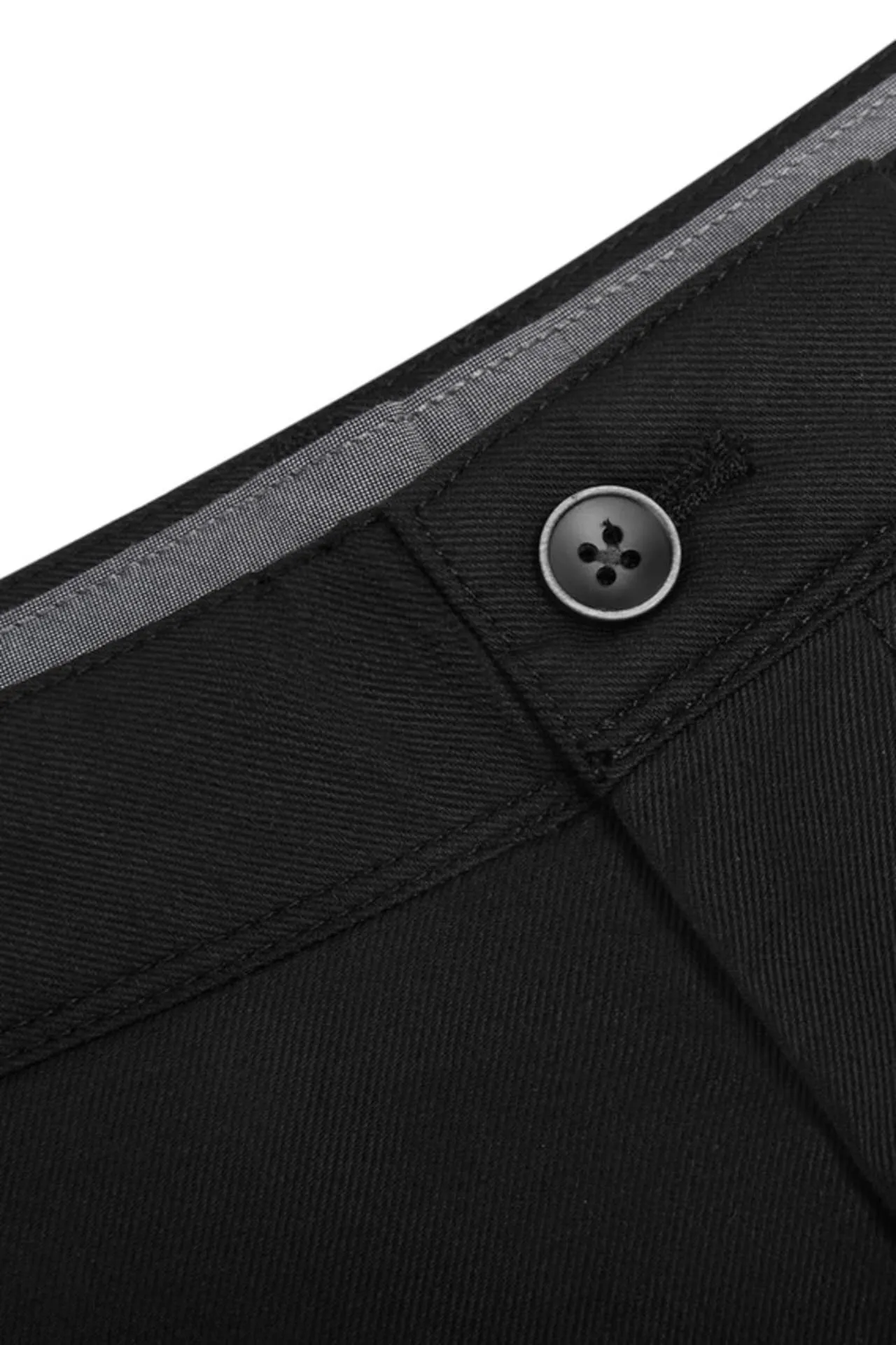 Soft Cotton Rich Stretch Slim Tapered Fit Twill Casual Pants