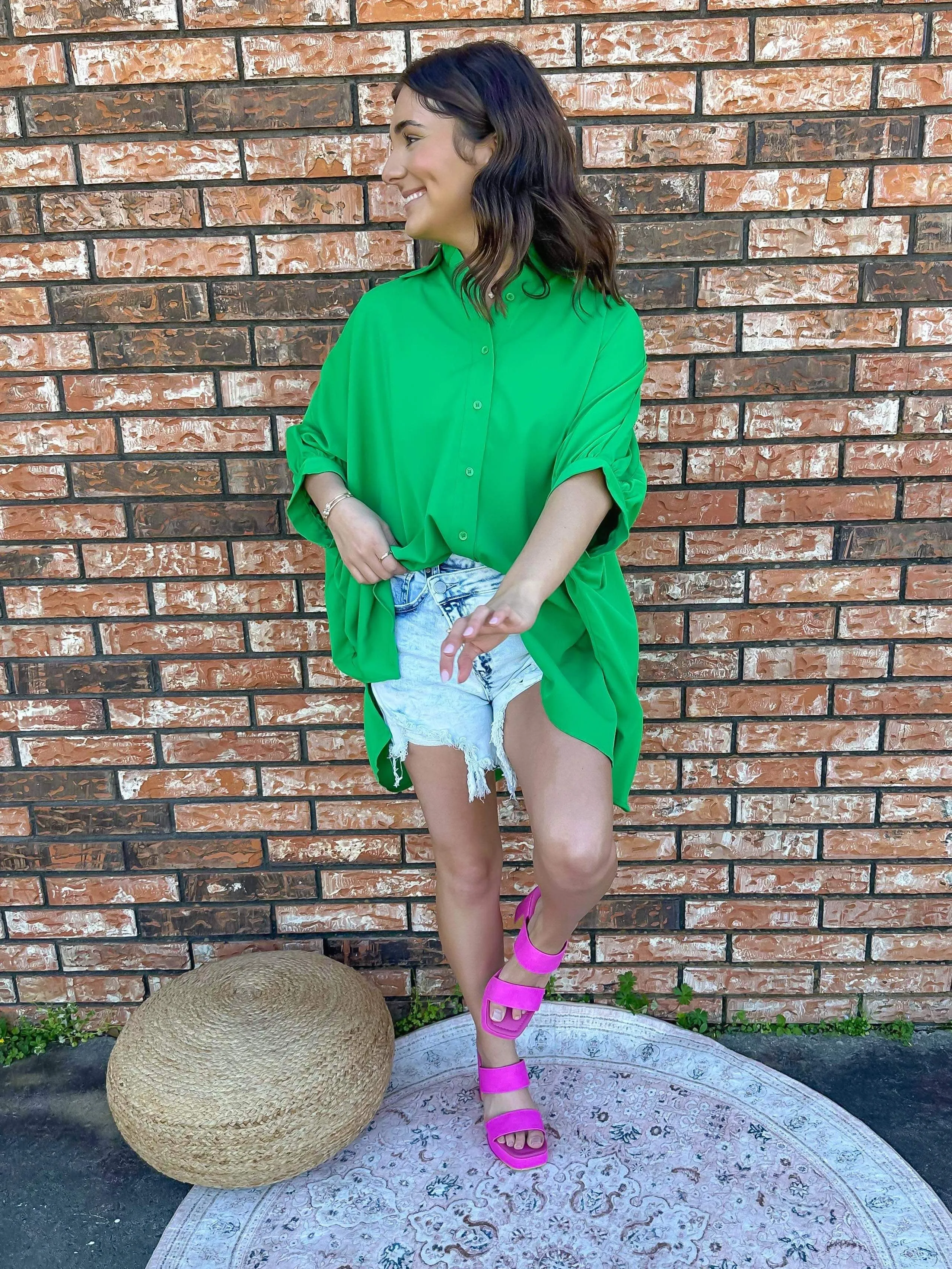 Stay Cool Top Kelly Green