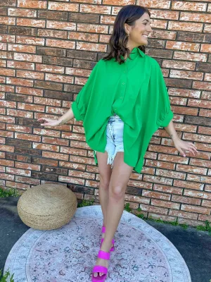 Stay Cool Top Kelly Green
