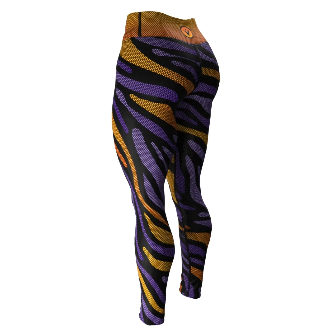 Tigerdelic (Women's Yoga Pants) Yoga