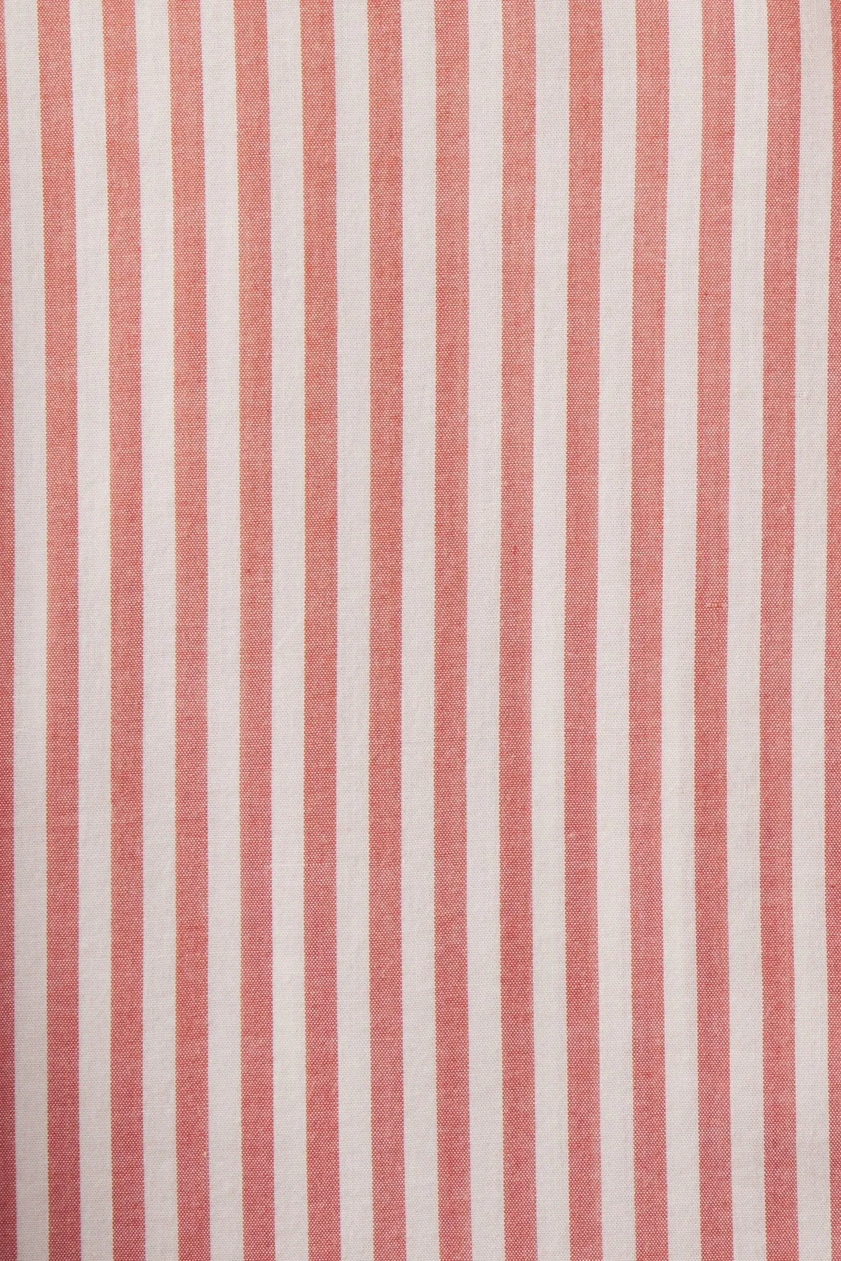 Trovata Della Button Down Short Sleeve Shirt in Brandy Stripe