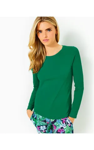 UPF 50  Luxletic Westley Long Sleeve Active Tee Fiddle Leaf Green