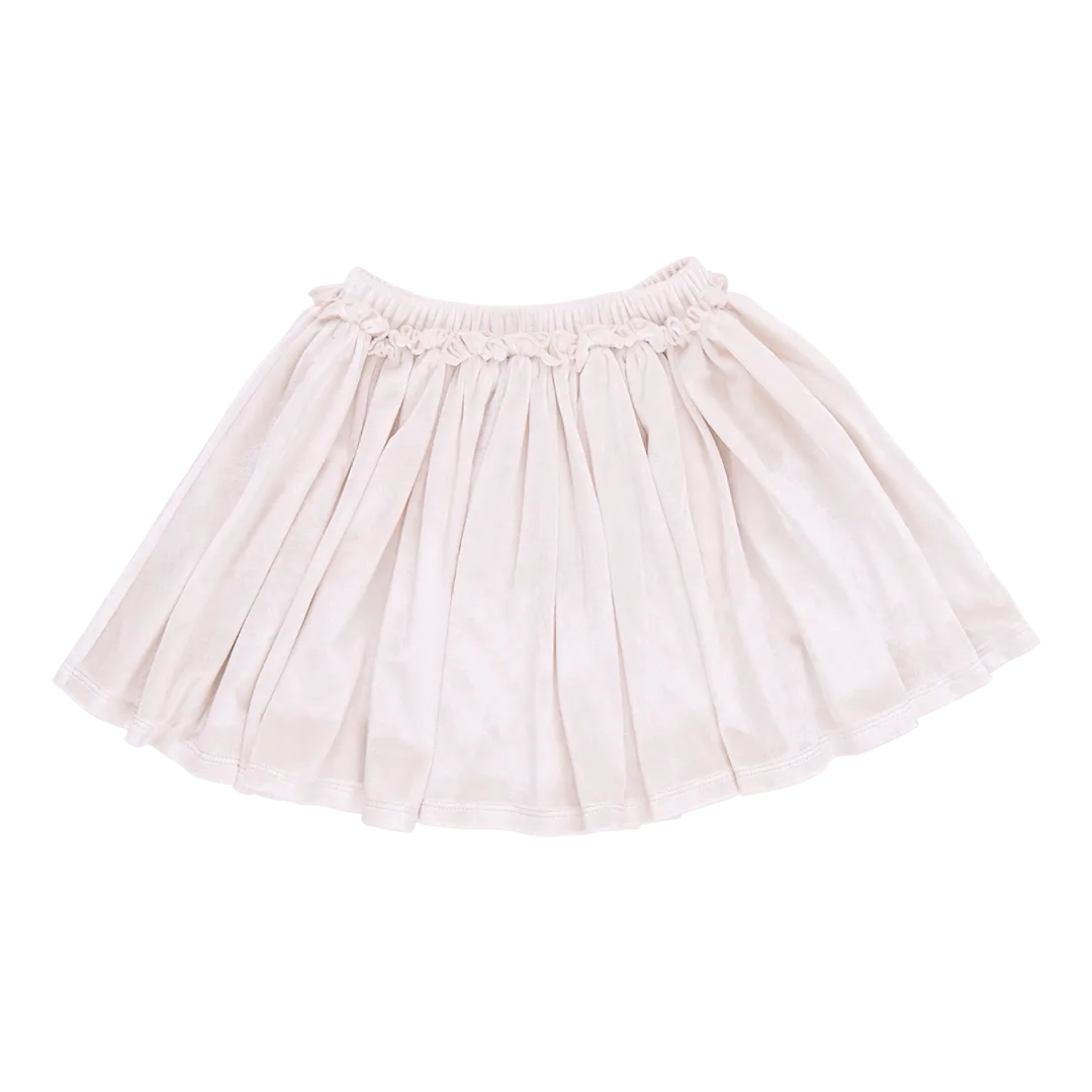 Velour Gianna Skirt, Snow White