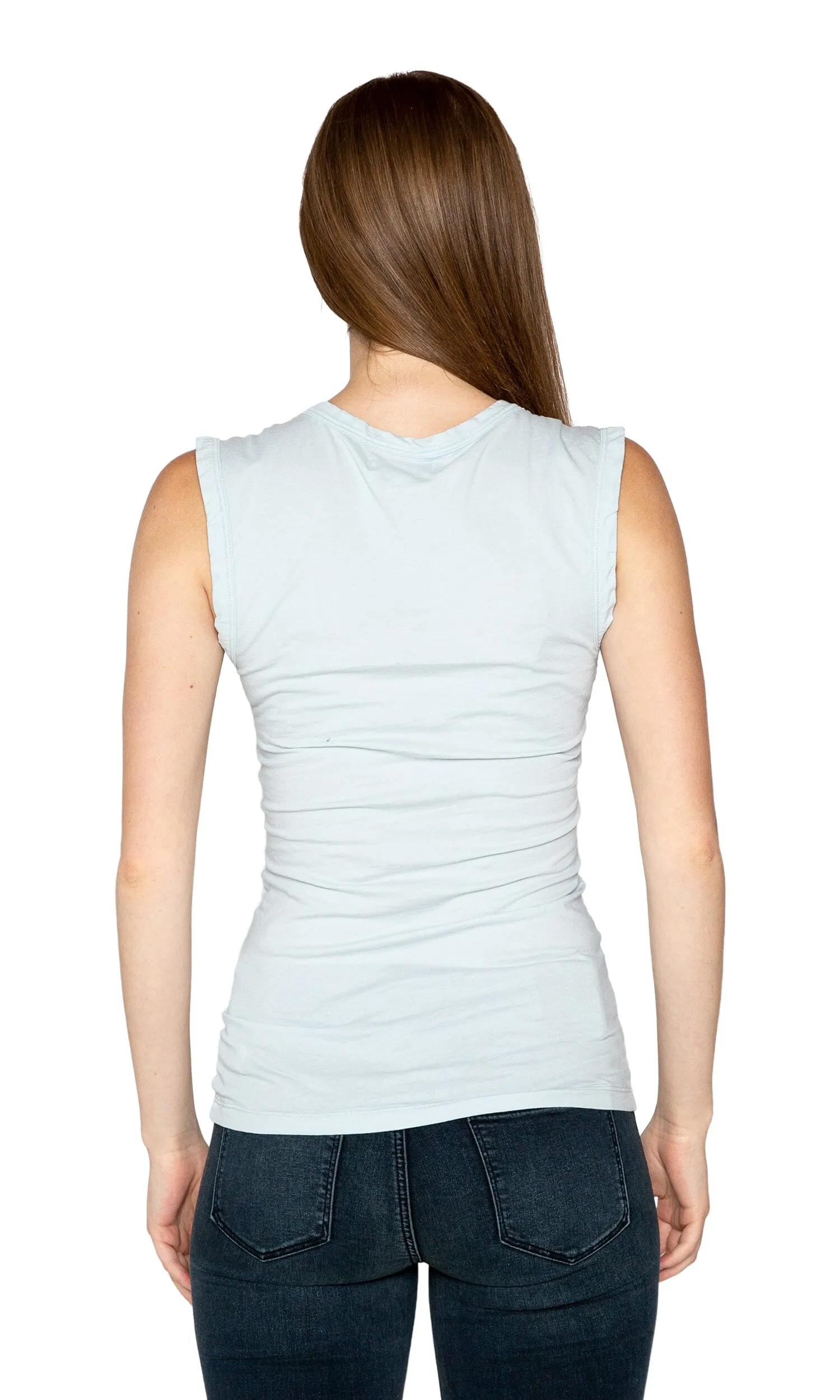 Velvet by Graham & Spencer Estina Gauzy Whisper Scoop Tank Top