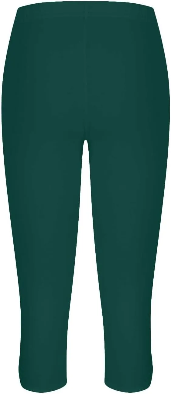 Women's Capri Pants High Waist Yoga Pants 2025 Trendy Sweatpants Spring Cropped Pants Stretchy Leggings for Summer