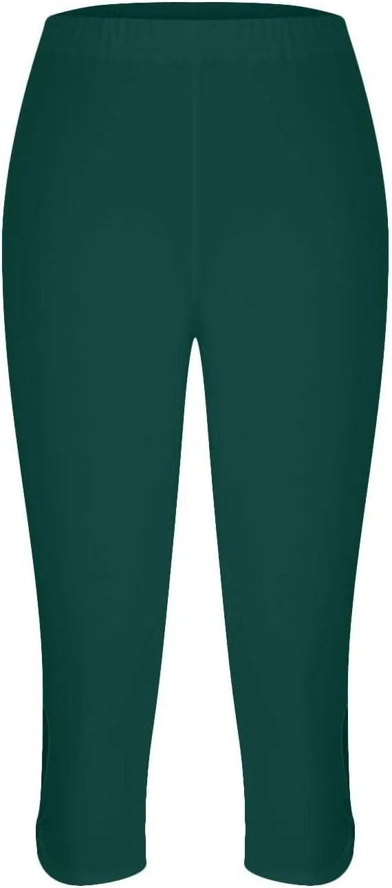 Women's Capri Pants High Waist Yoga Pants 2025 Trendy Sweatpants Spring Cropped Pants Stretchy Leggings for Summer